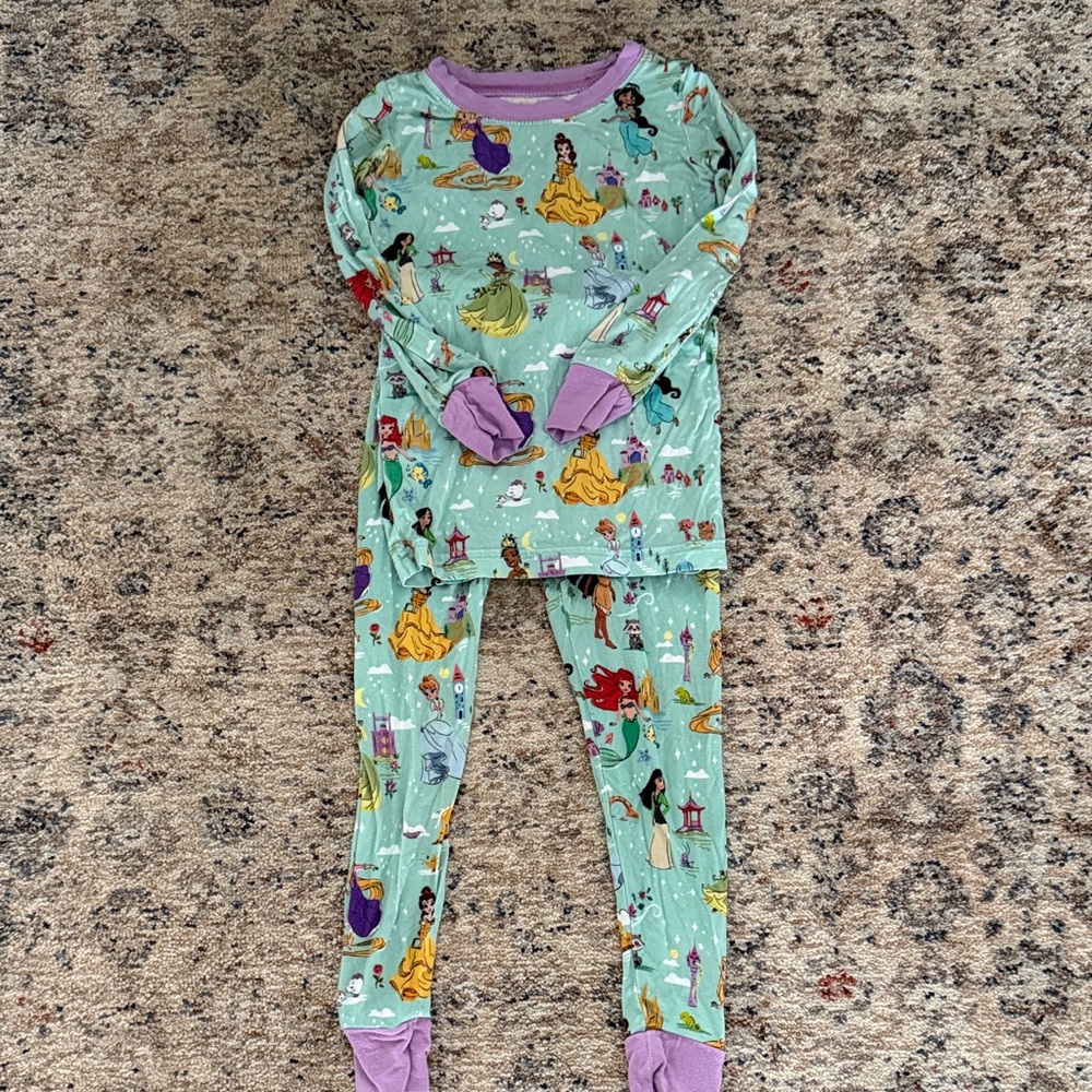 Little Sleepies Disney Princess Two Piece Set- Size 18-24mos.